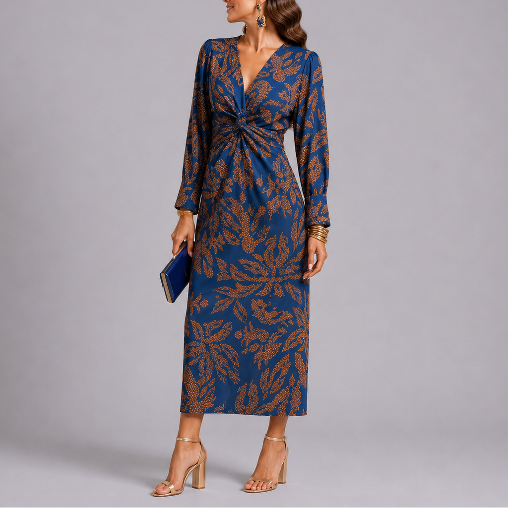 Vestido Midi Feminino Verona Twist
