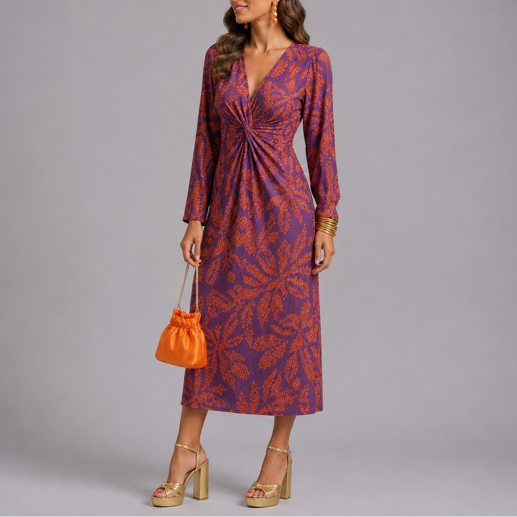 Vestido Midi Feminino Verona Twist