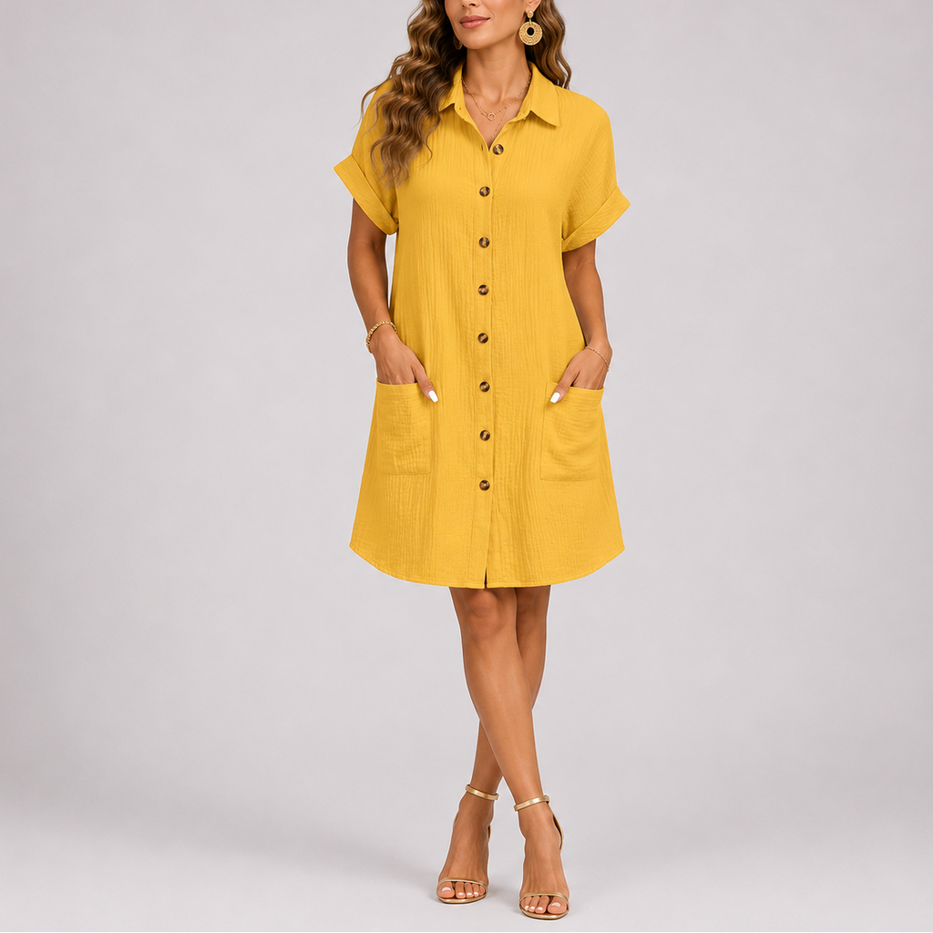 Vestido Chemise Feminino Serena