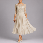 Vestido Midi Feminino Celine