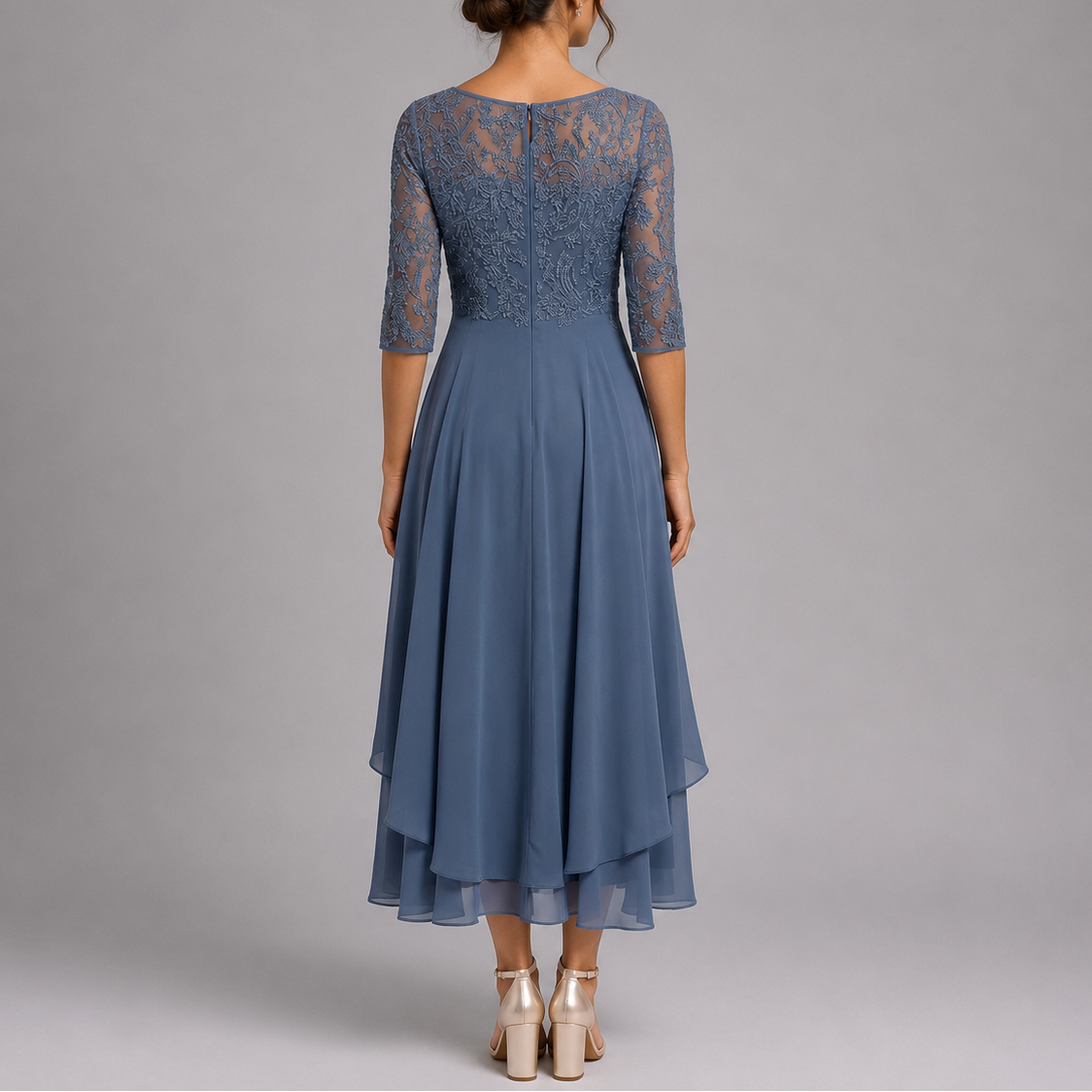 Vestido Midi Feminino Celine