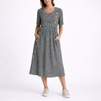 Vestido Midi Feminino Celestine