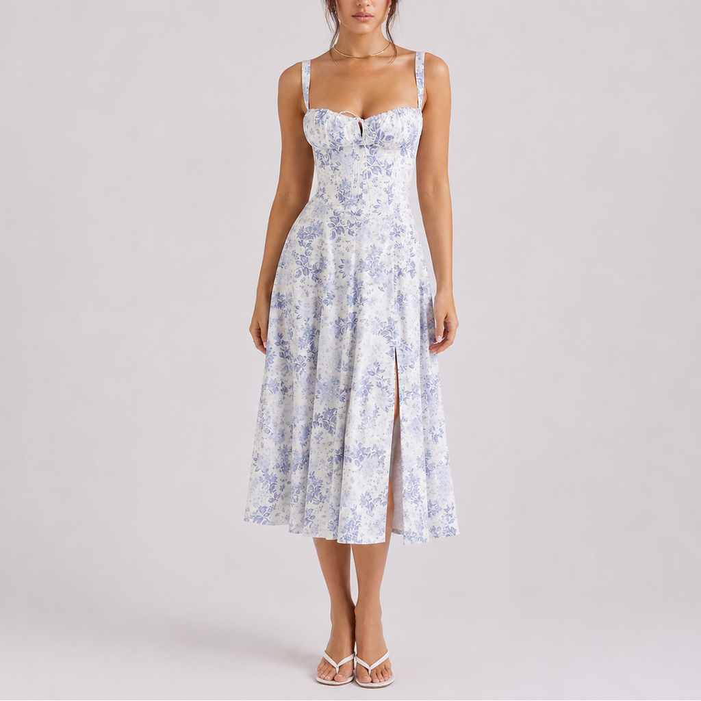 Vestido Midi Feminino Isabella