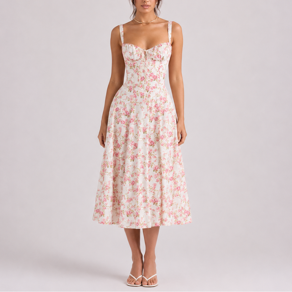 Vestido Midi Feminino Isabella