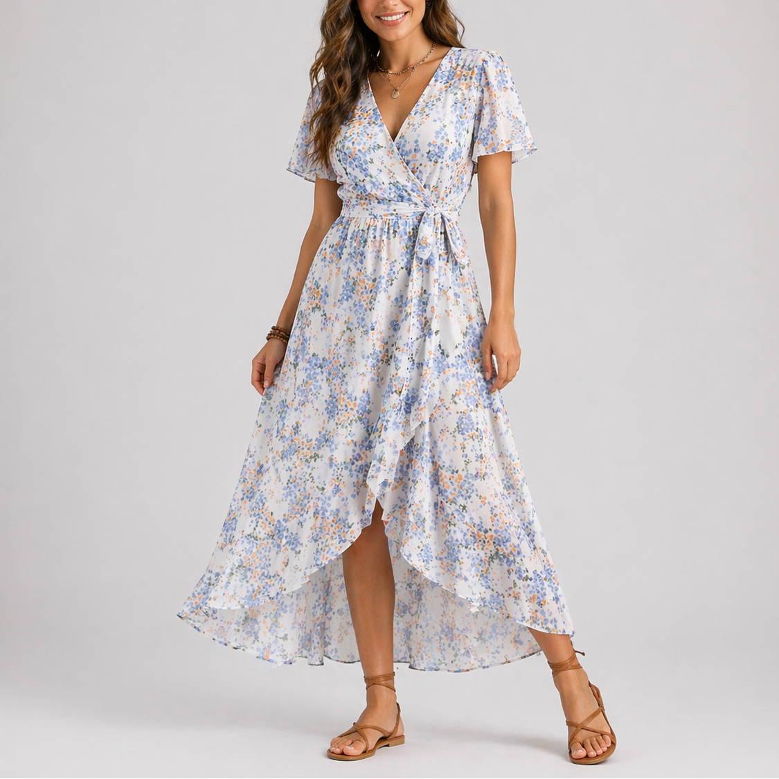 Vestido Midi Feminino Florence