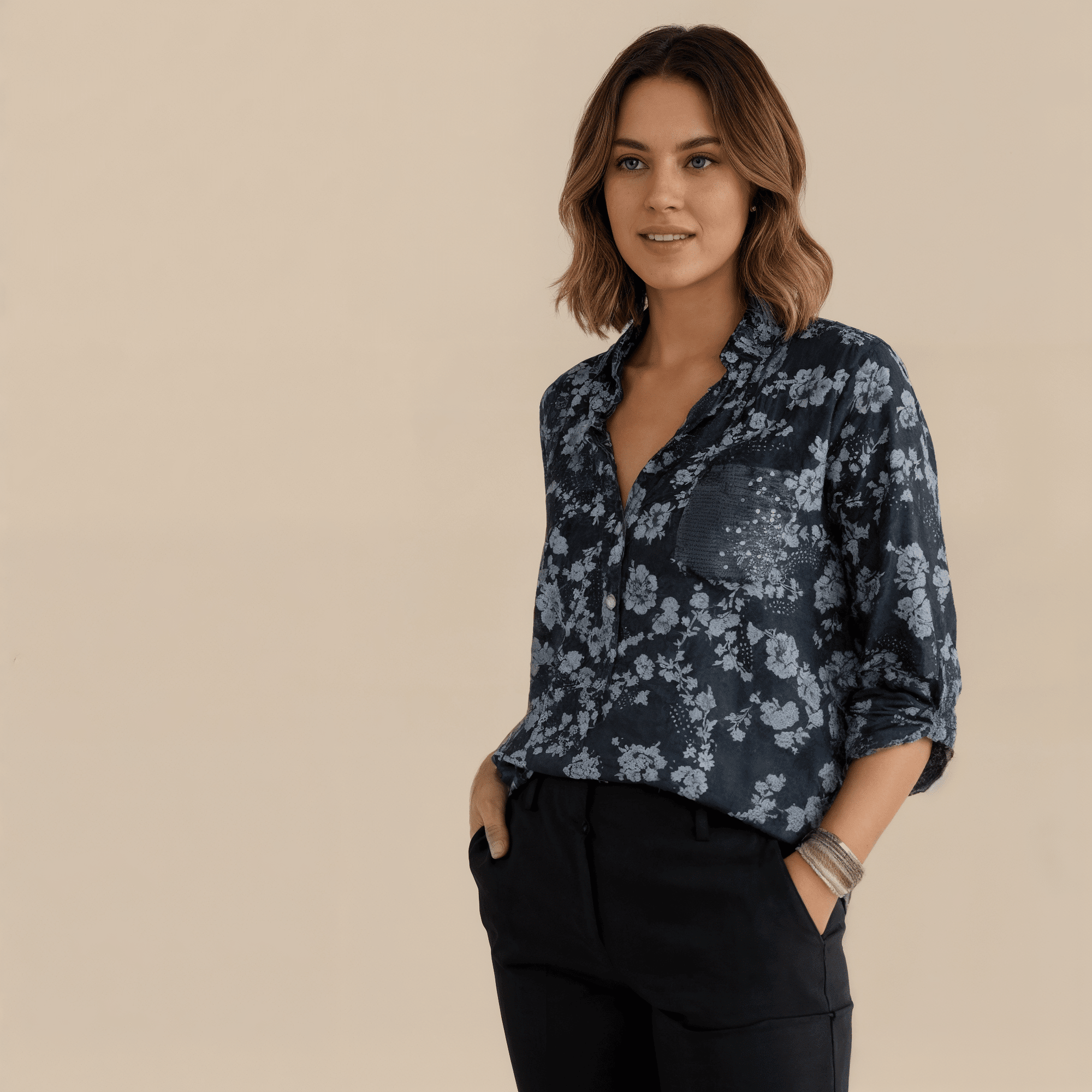 Camisa Feminina Marine