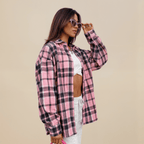 Camisa Feminina Xadrez Madri