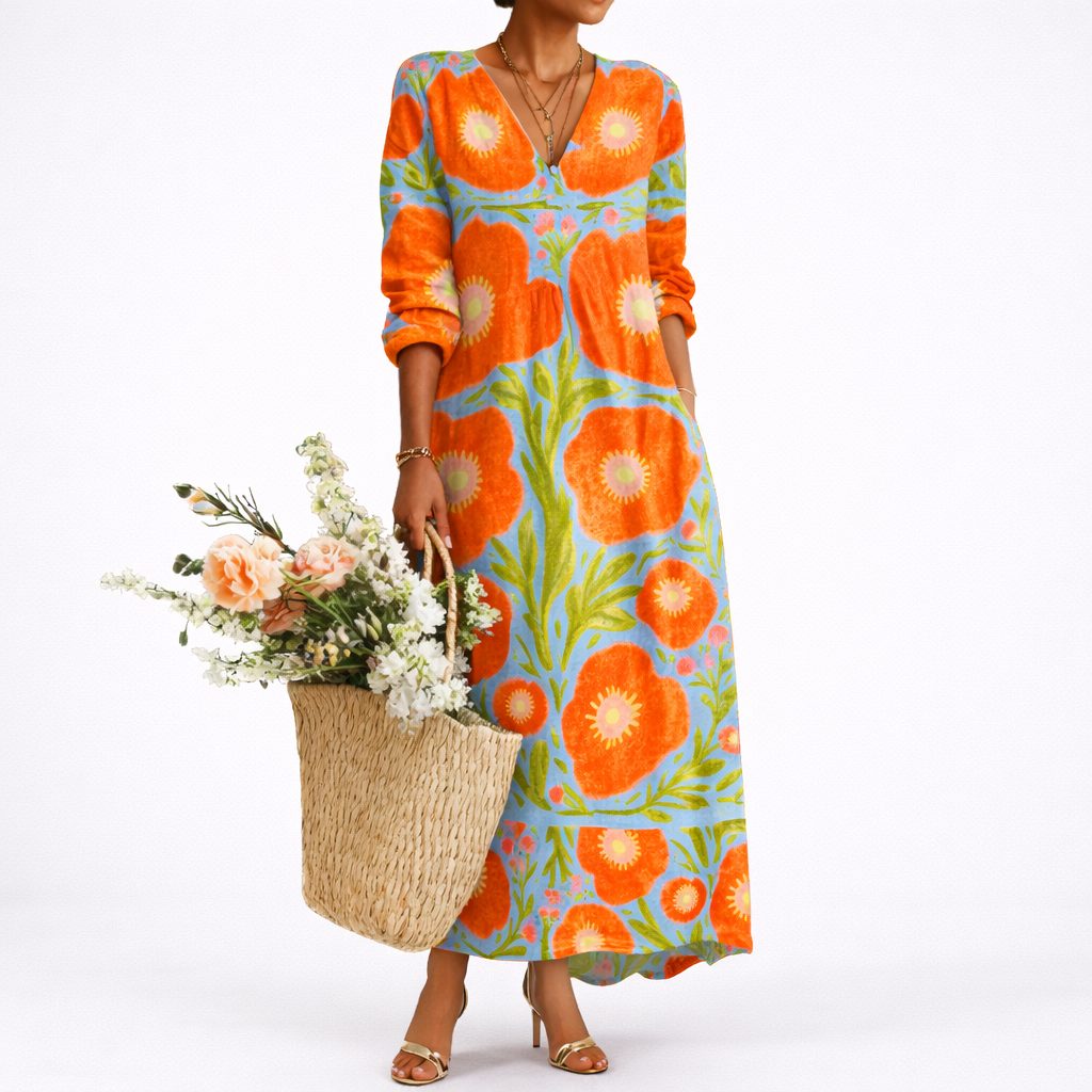 Vestido Longo Feminino Fiorella