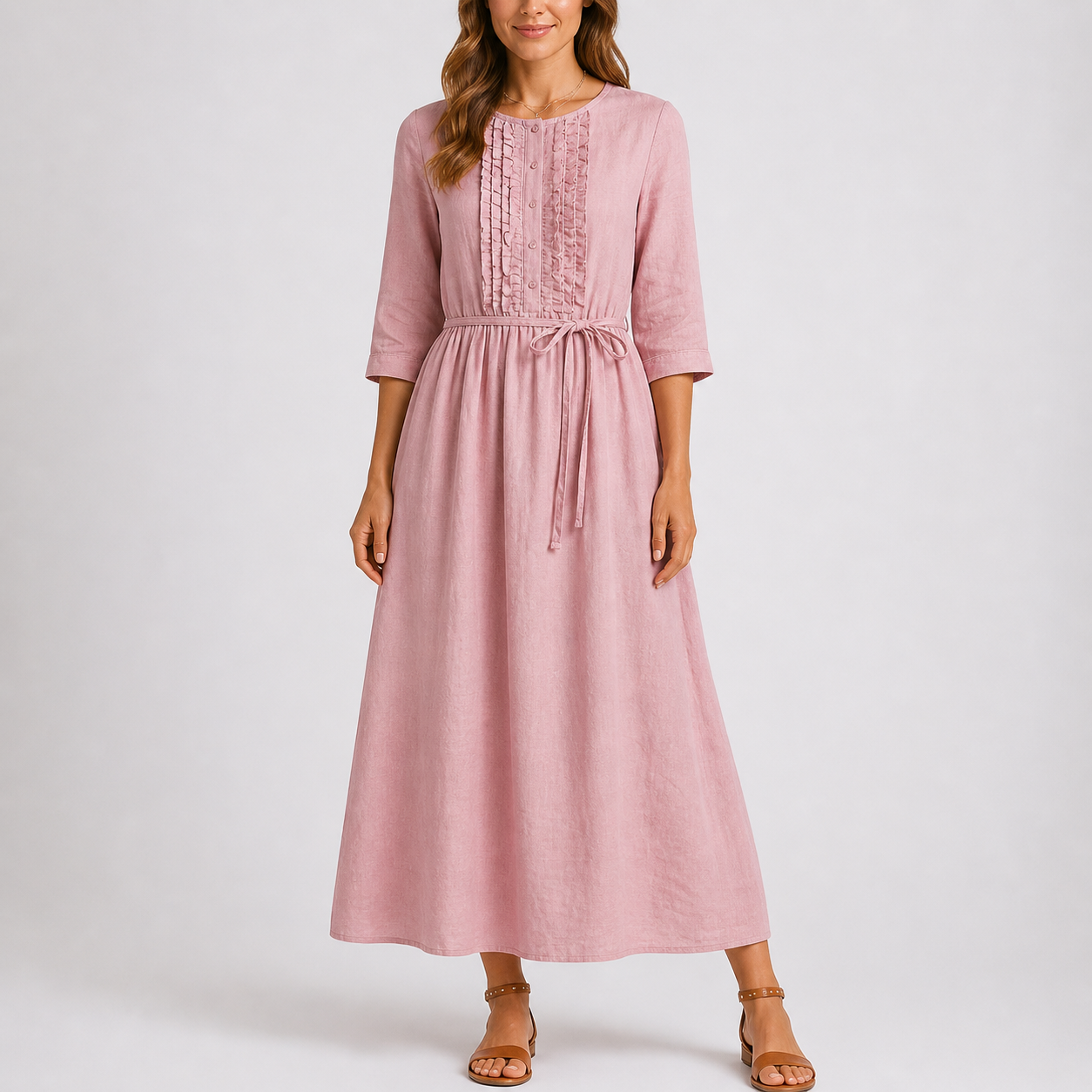 Vestido Midi Feminino Aurora
